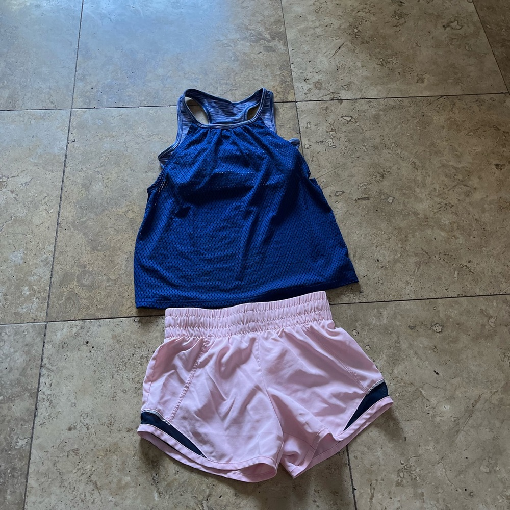 Girls tank too and shorts set